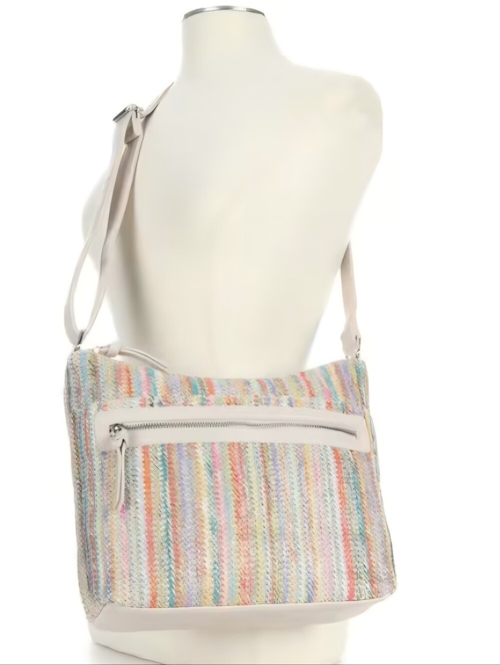 Bueno Of California Straw Top Zip Shoulderbag and Crossbody - Picture 4 of 7